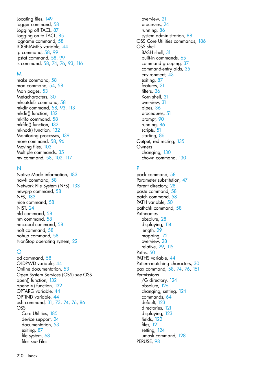 HP NonStop G-Series User Manual | Page 210 / 213