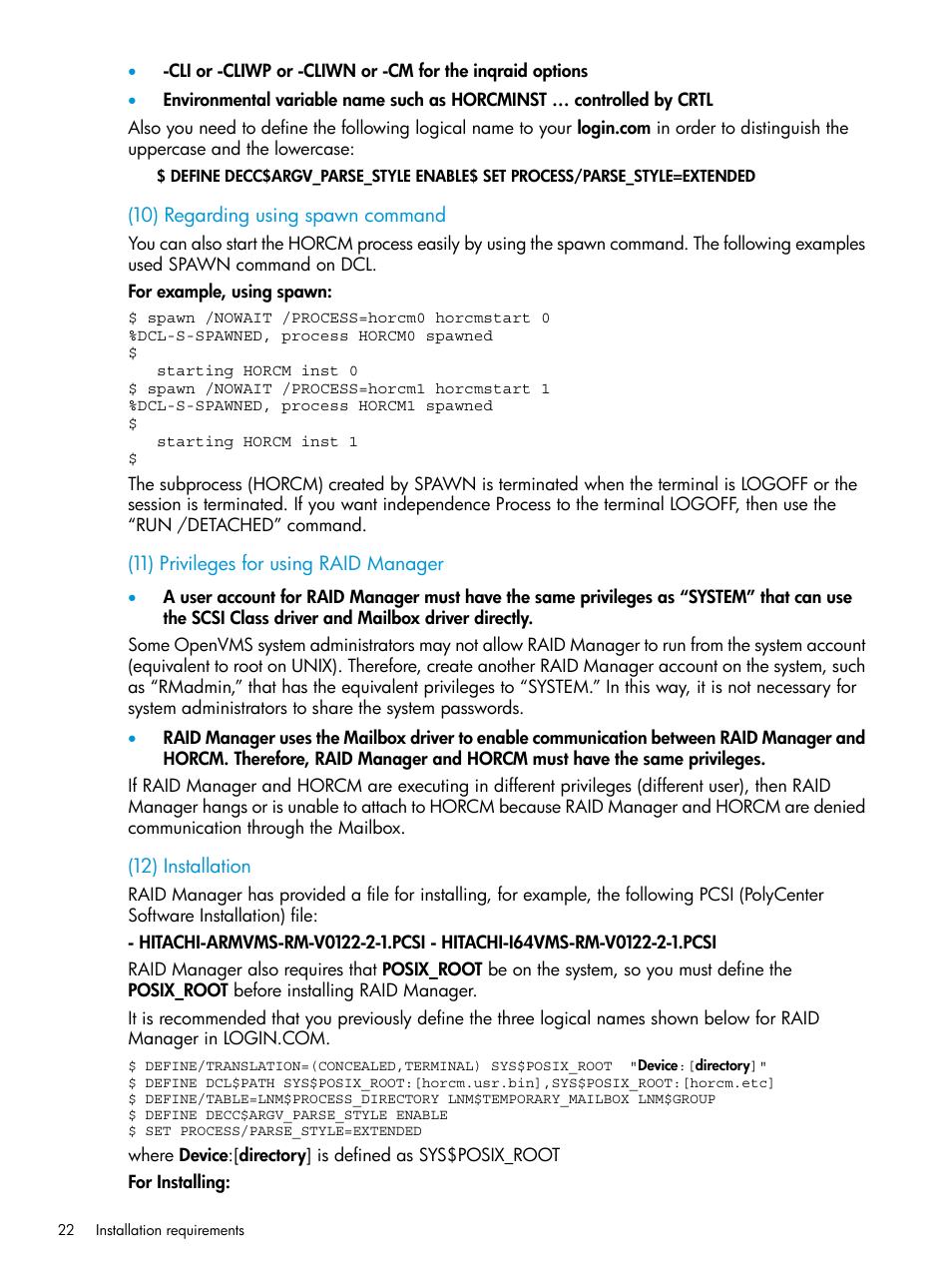 HP XP RAID Manager Software User Manual | Page 22 / 95