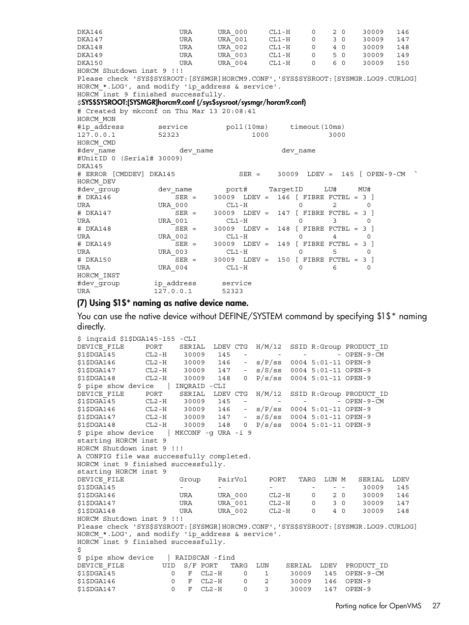 HP XP RAID Manager Software User Manual | Page 27 / 95