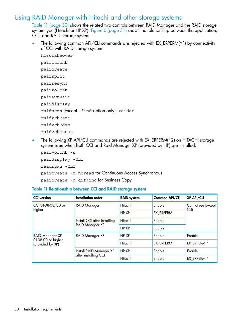 HP XP RAID Manager Software User Manual | Page 30 / 95