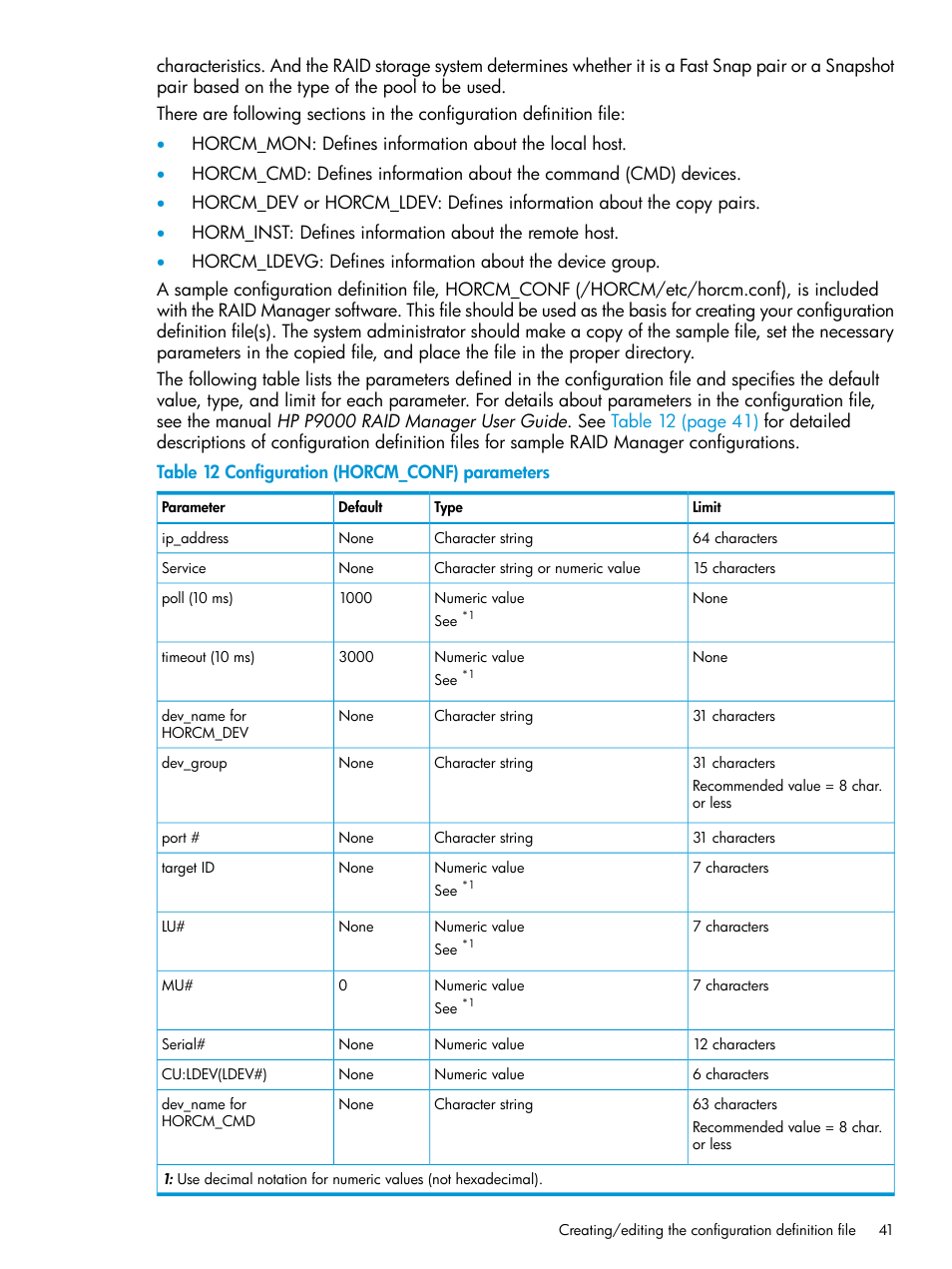 HP XP RAID Manager Software User Manual | Page 41 / 95