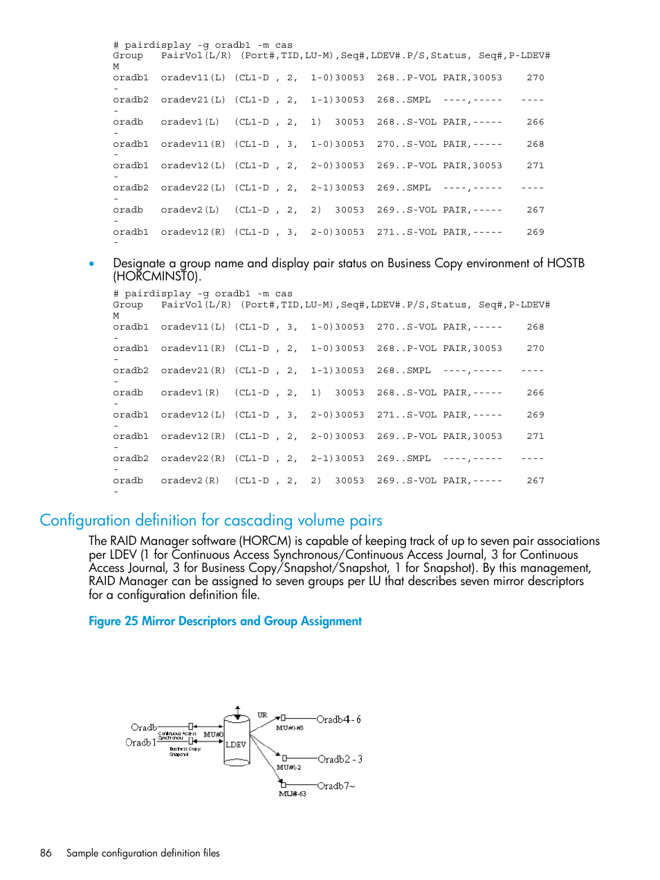 HP XP RAID Manager Software User Manual | Page 86 / 95