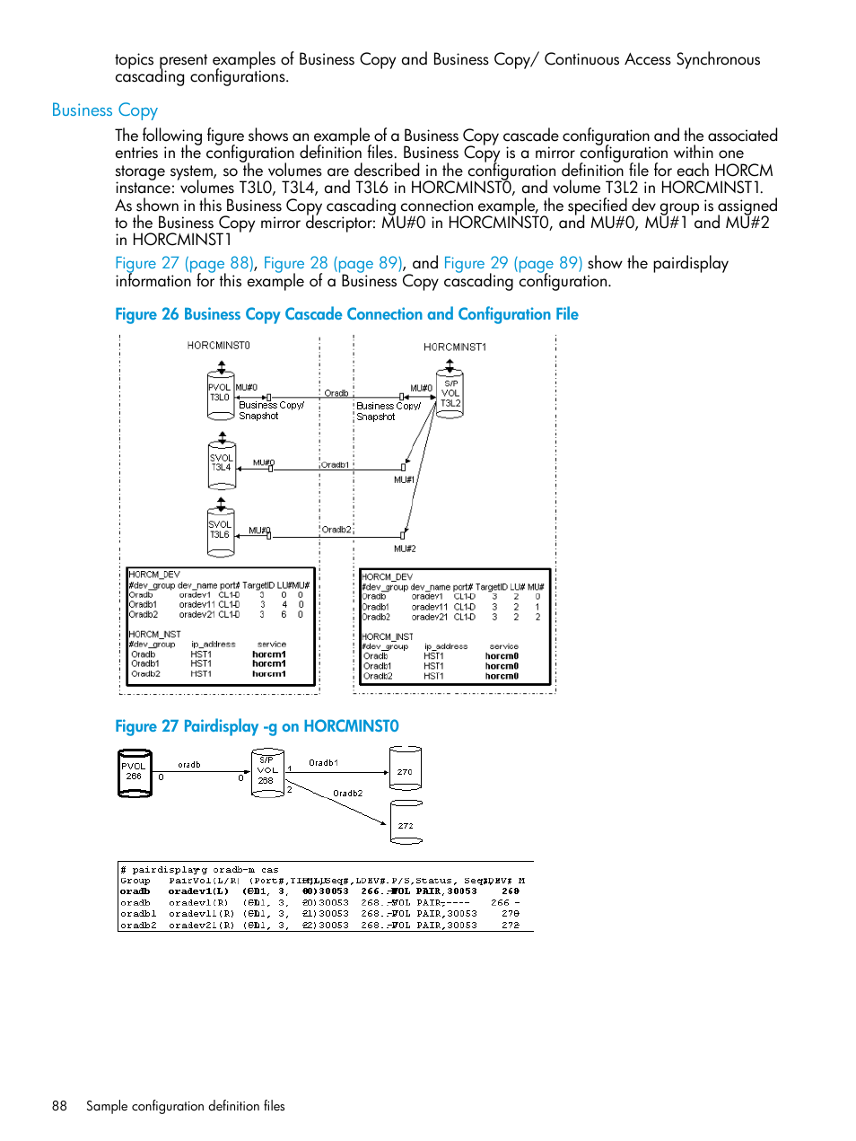 Business copy | HP XP RAID Manager Software User Manual | Page 88 / 95