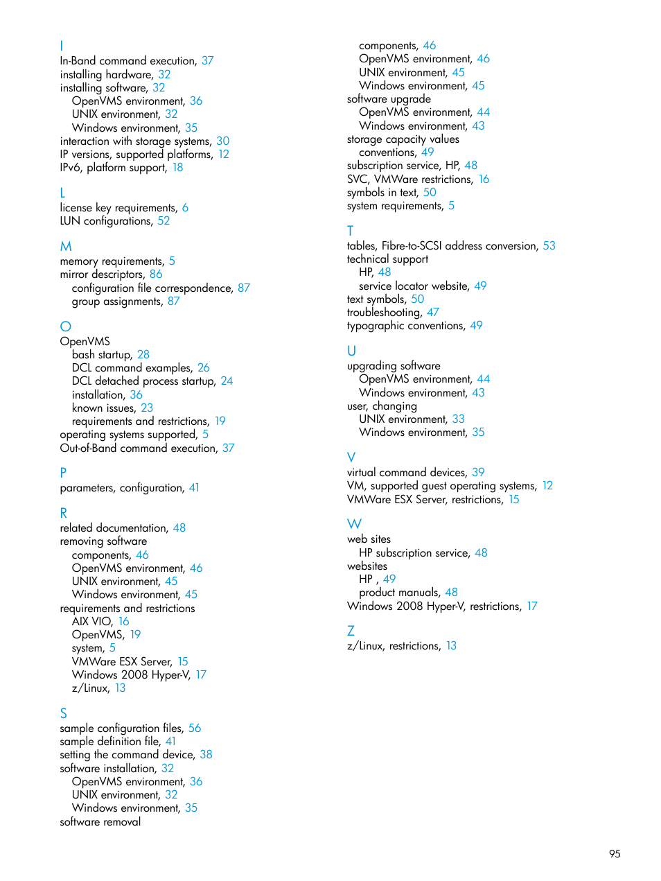 HP XP RAID Manager Software User Manual | Page 95 / 95