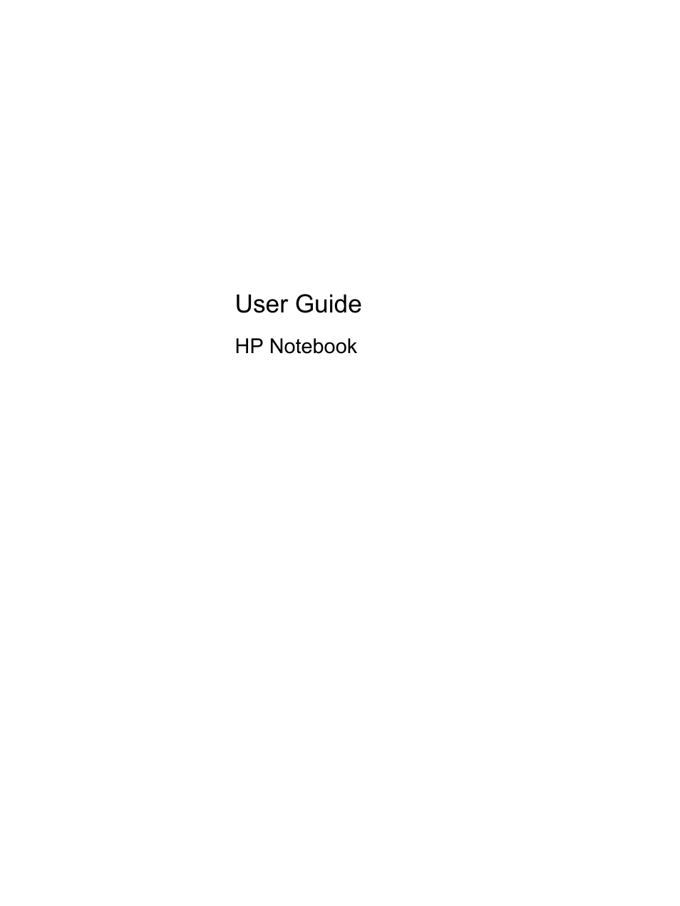 HP Folio 13-1035nr Notebook PC User Manual | 85 pages