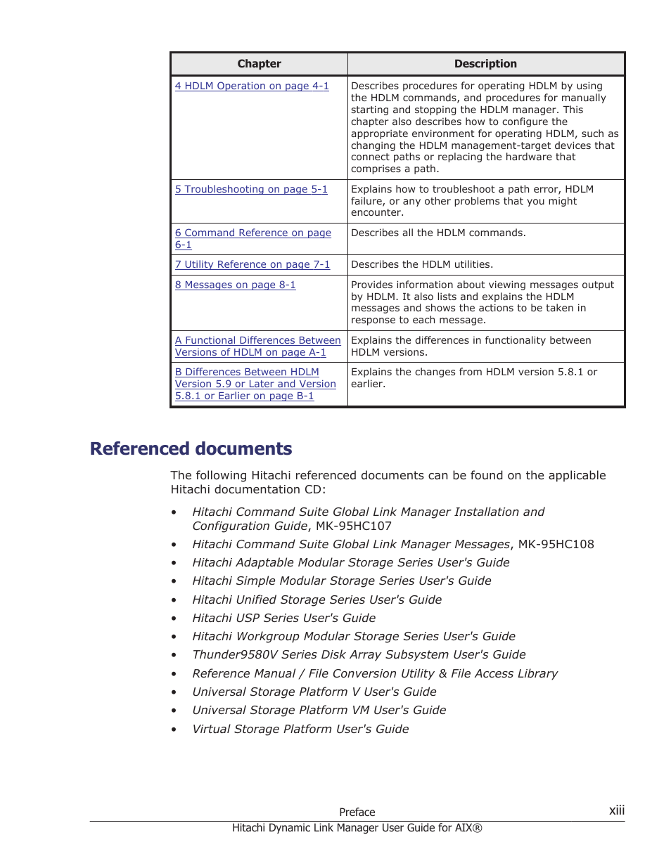 Referenced documents | HP XP Racks User Manual | Page 13 / 460