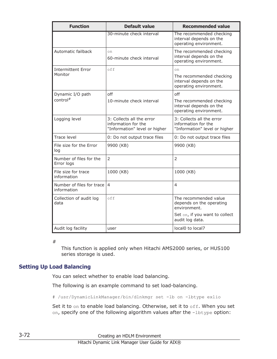 Setting up load balancing -72, Setting up load balancing | HP XP Racks User Manual | Page 134 / 460