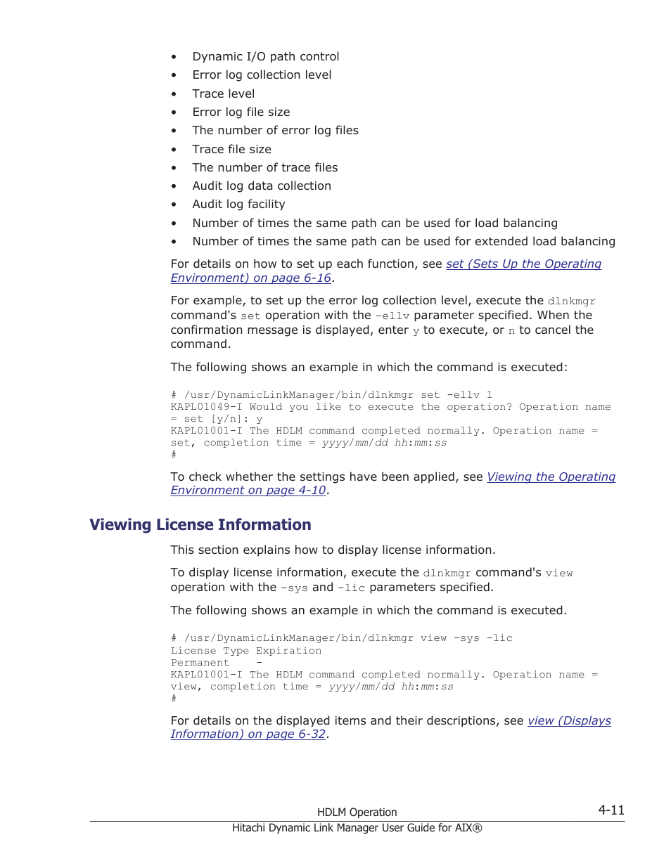 Viewing license information, Viewing license information -11 | HP XP Racks User Manual | Page 177 / 460