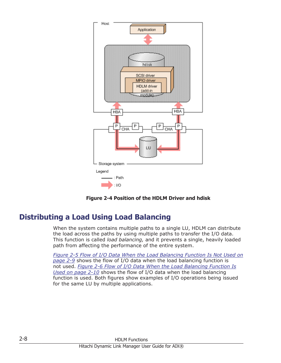 Distributing a load using load balancing, Distributing a load using load balancing -8, Distributing a load using load | HP XP Racks User Manual | Page 28 / 460