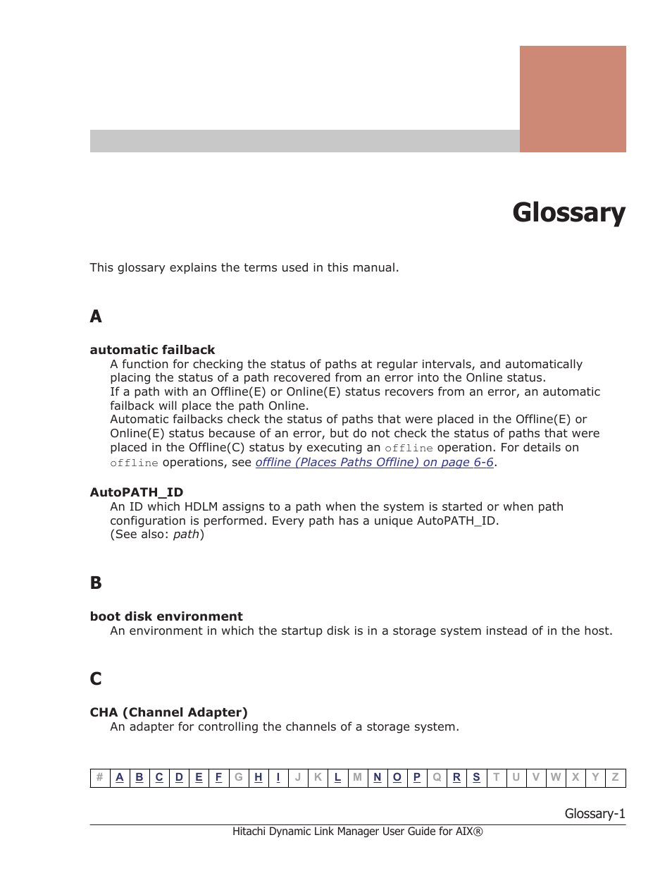 Glossary | HP XP Racks User Manual | Page 445 / 460
