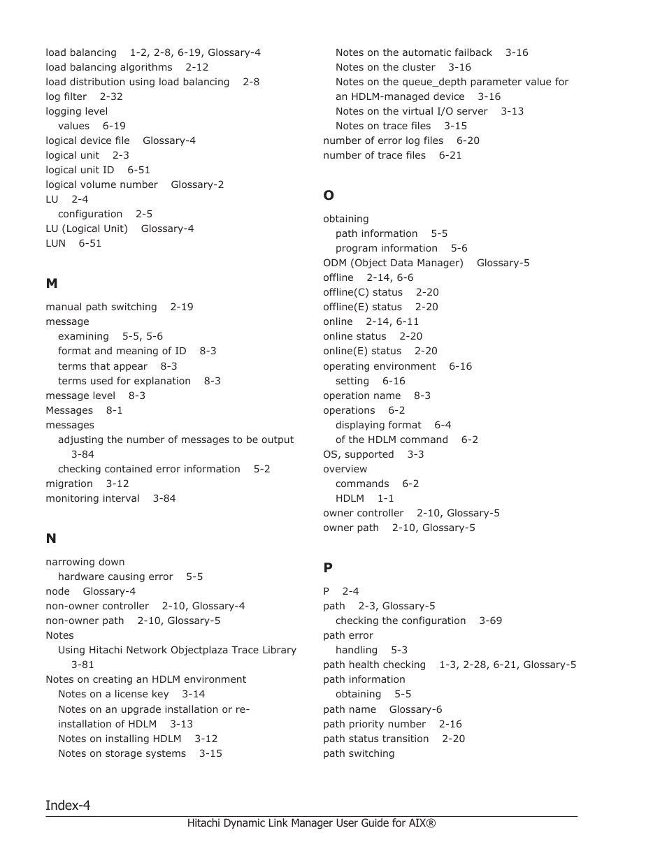 Index-4 | HP XP Racks User Manual | Page 456 / 460