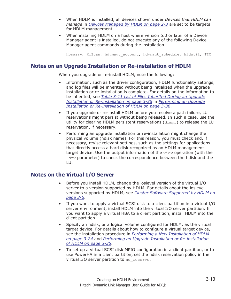 Notes on the virtual i/o server, Notes on the virtual i/o server -13 | HP XP Racks User Manual | Page 75 / 460
