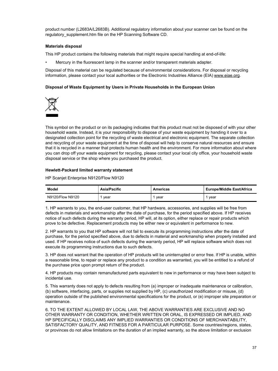 HP Scanjet Enterprise Flow N9120 Flatbed Scanner User Manual | Page 39 / 42