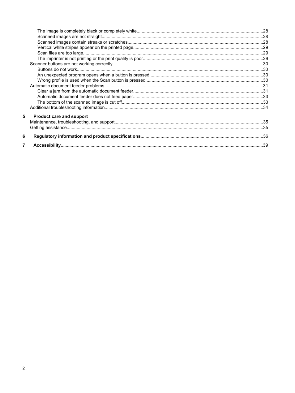 HP Scanjet Enterprise Flow N9120 Flatbed Scanner User Manual | Page 4 / 42