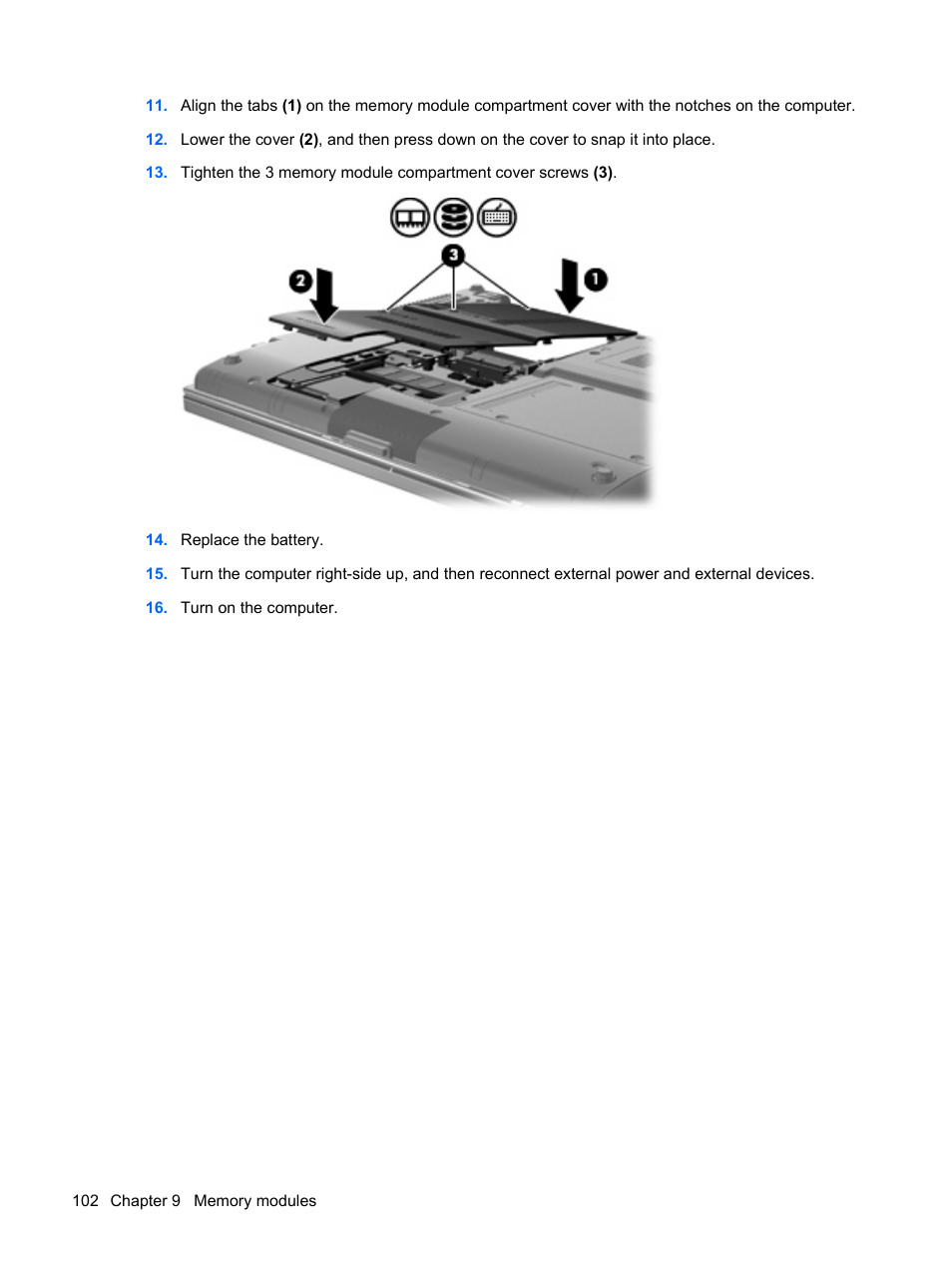 HP EliteBook 2540p Notebook PC User Manual | Page 114 / 175