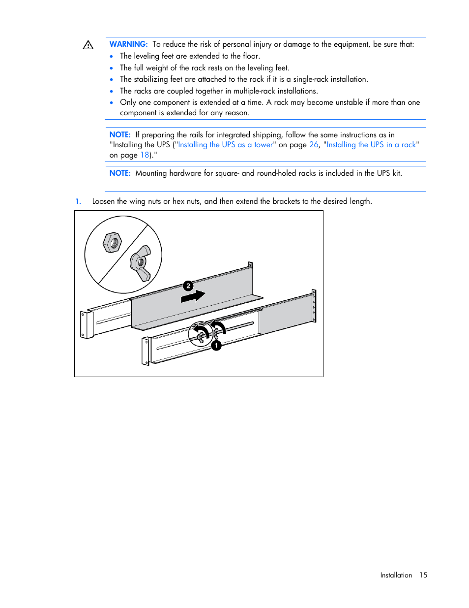 HP Tower Uninterruptible Power System User Manual | Page 15 / 79