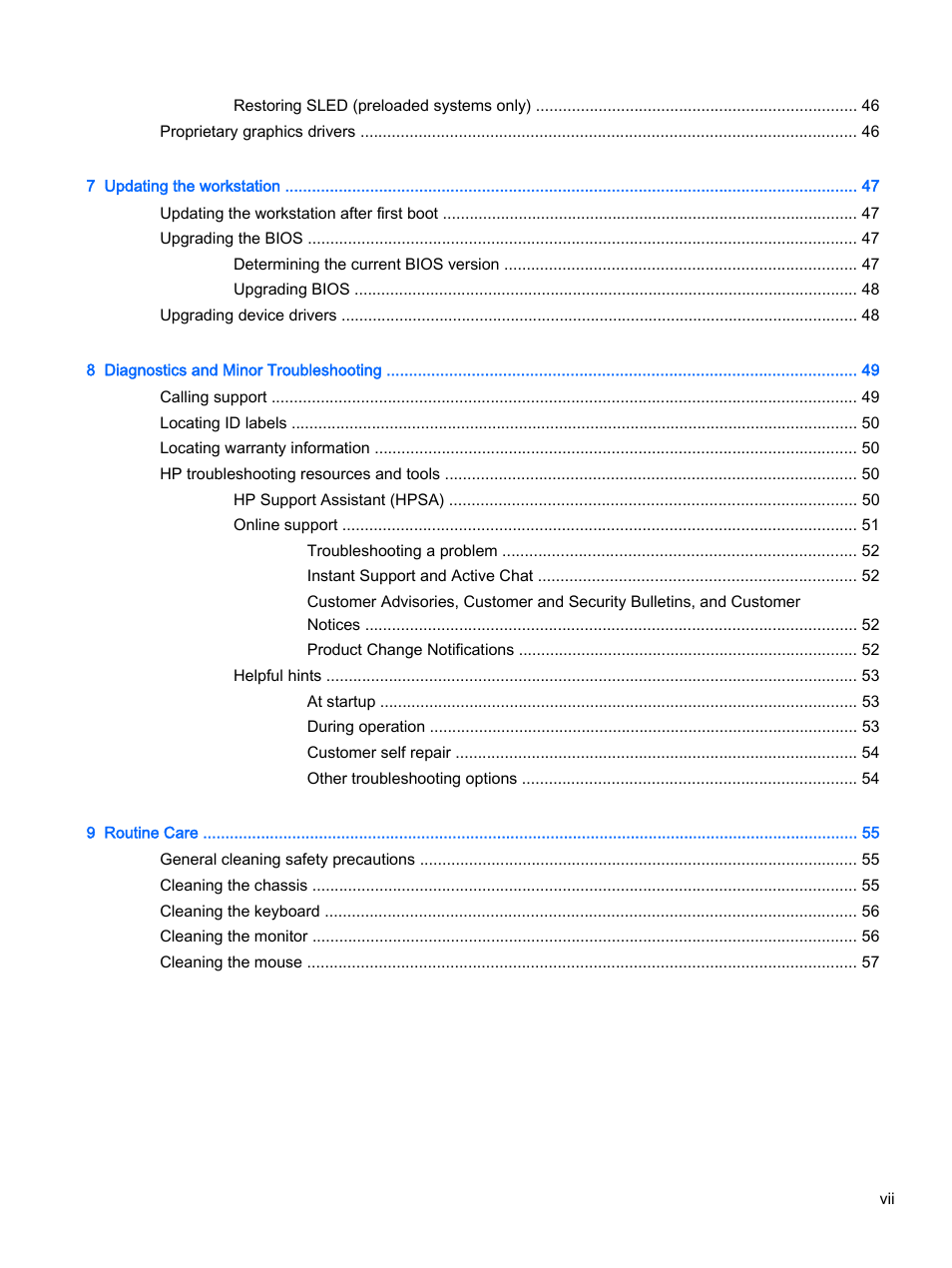 HP Z620 Workstation User Manual | Page 7 / 65
