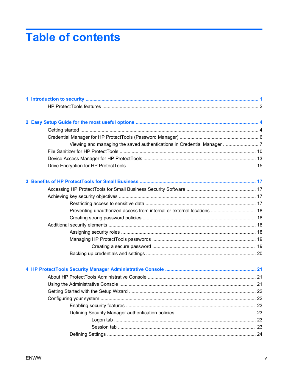 HP Pro 3120 Small Form Factor-PC User Manual | Page 5 / 58