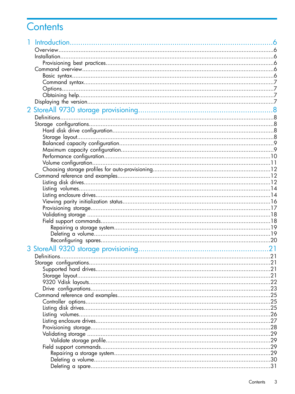 HP StoreAll Storage User Manual | Page 3 / 47