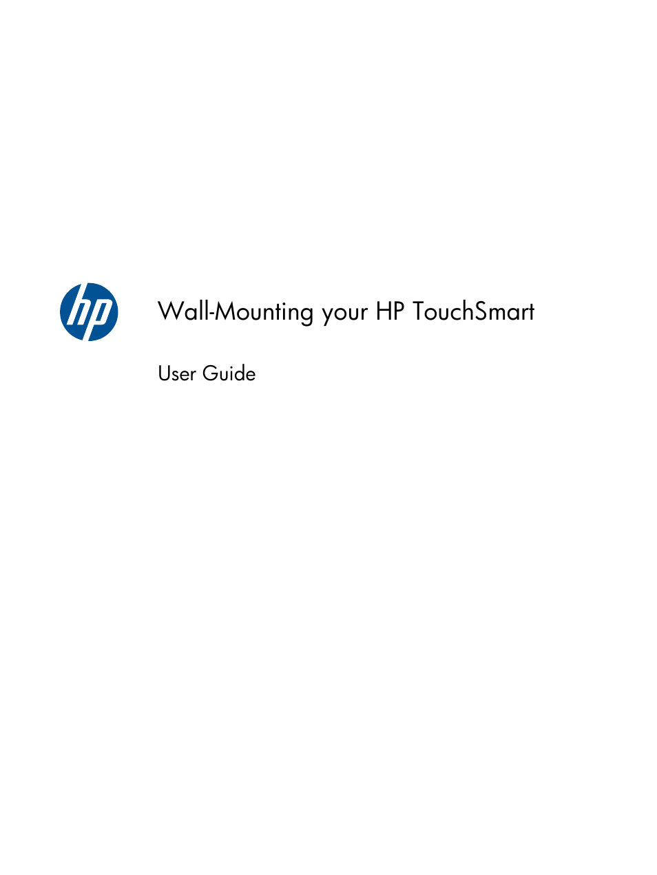 HP TouchSmart 9300 Elite All-in-One PC User Manual | 20 pages