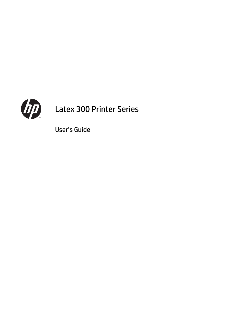 HP Latex 360 Printer User Manual | 184 pages