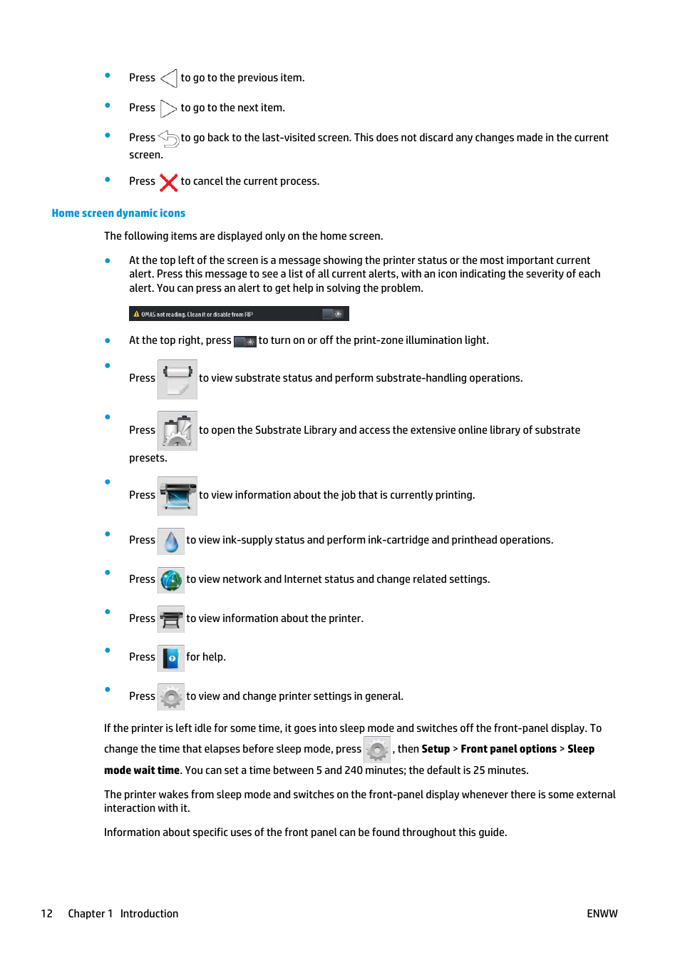 HP Latex 360 Printer User Manual | Page 18 / 184