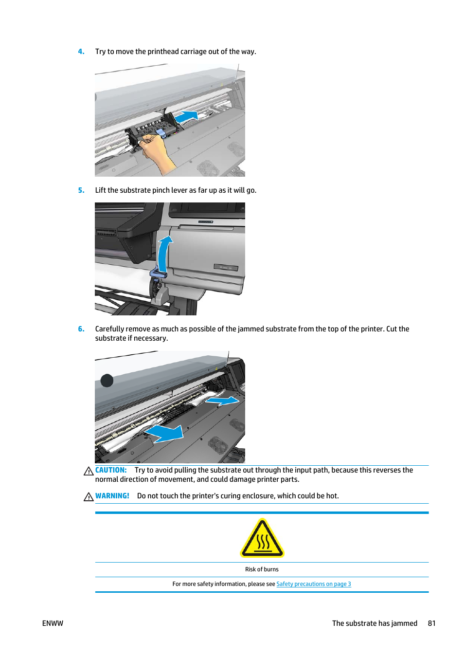 HP Latex 360 Printer User Manual | Page 87 / 184