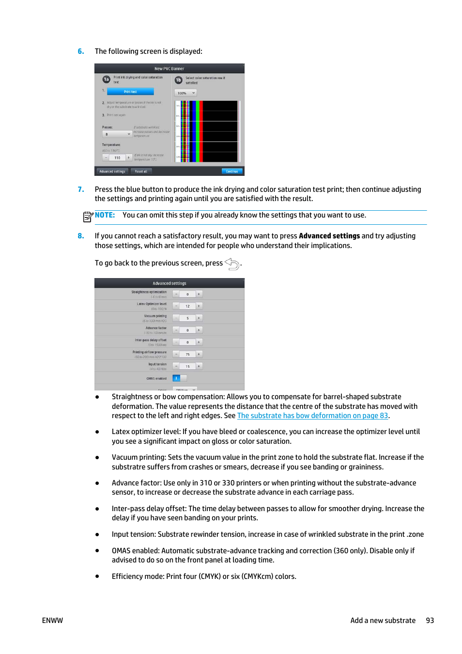 HP Latex 360 Printer User Manual | Page 99 / 184