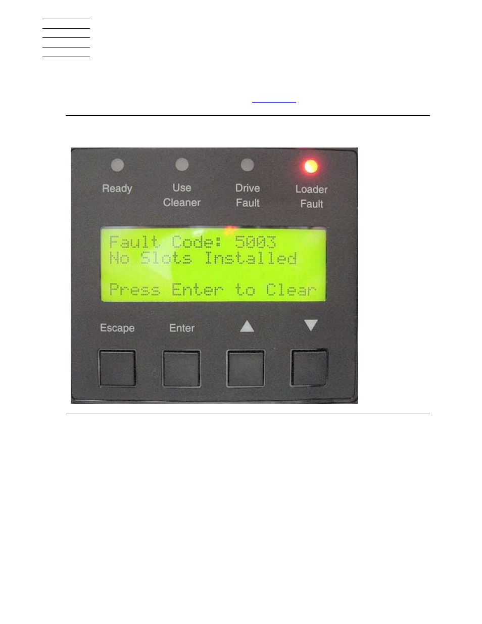 A troubleshooting, Fault screen, Displaying error logs | A. troubleshooting, Figure a-1, Troubleshooting | HP NonStop G-Series User Manual | Page 91 / 134