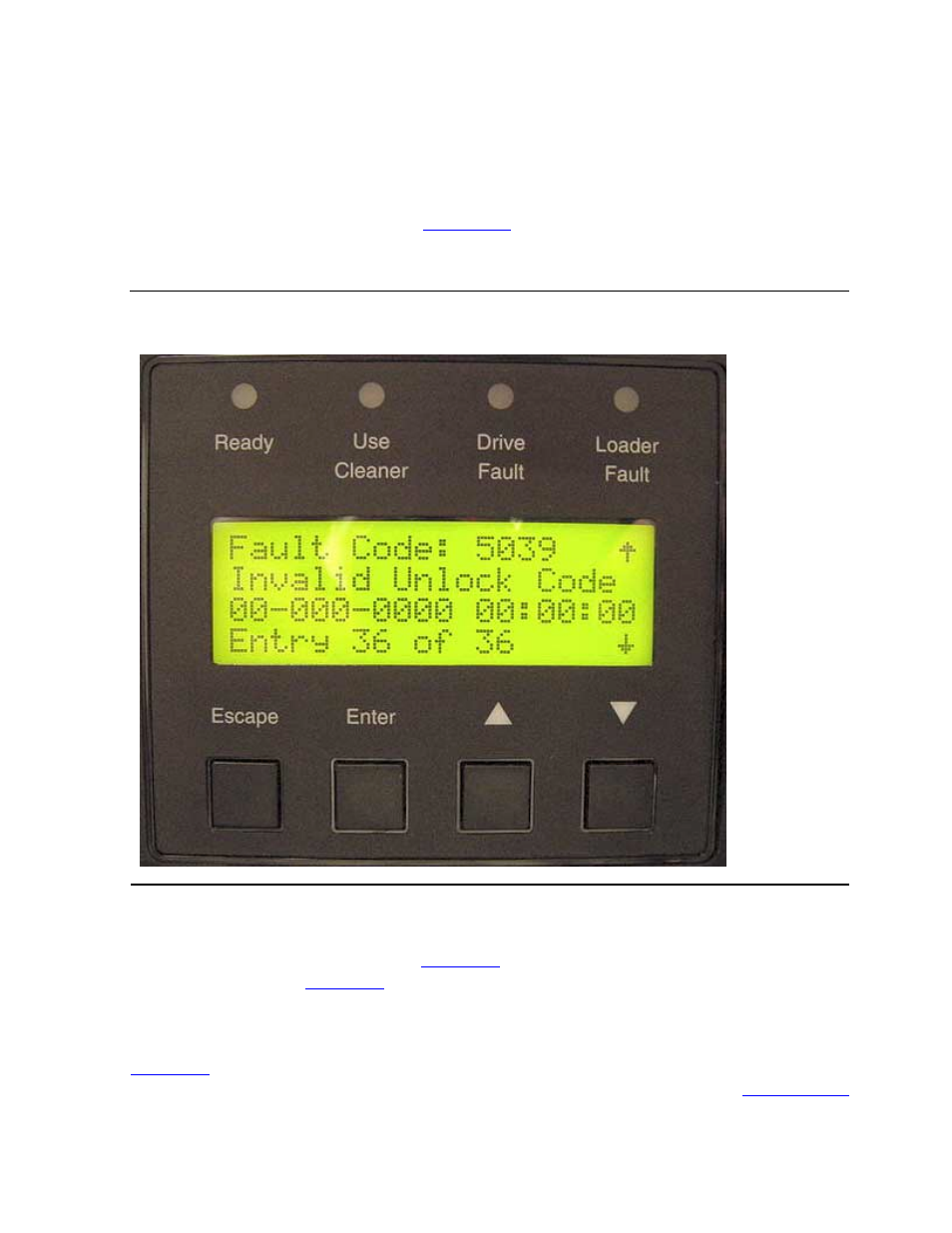 Recovering from errors, Figure a-2, Error history screen | Error recovery procedures | HP NonStop G-Series User Manual | Page 92 / 134