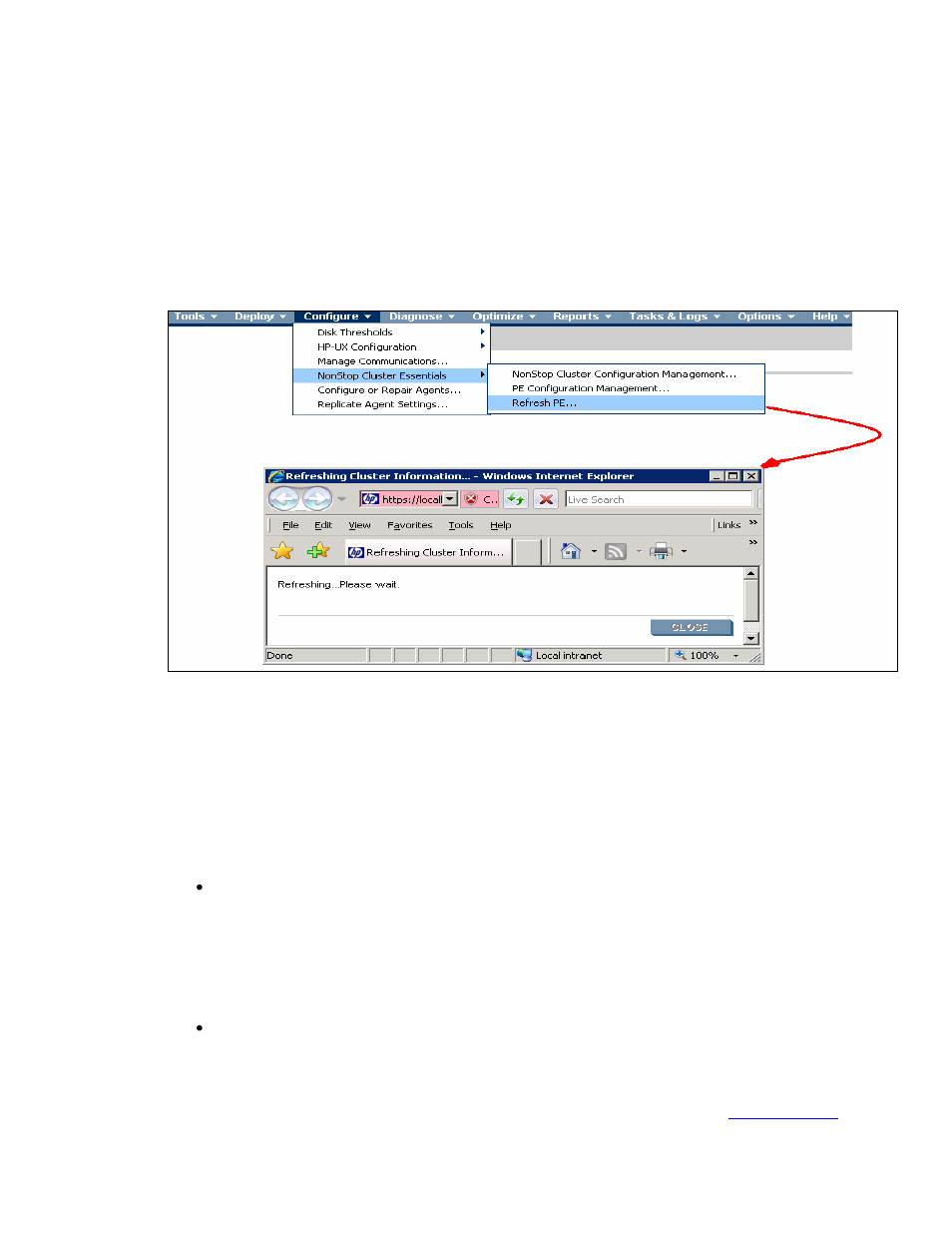 Efresh, Pe refresh | HP NonStop G-Series User Manual | Page 66 / 79