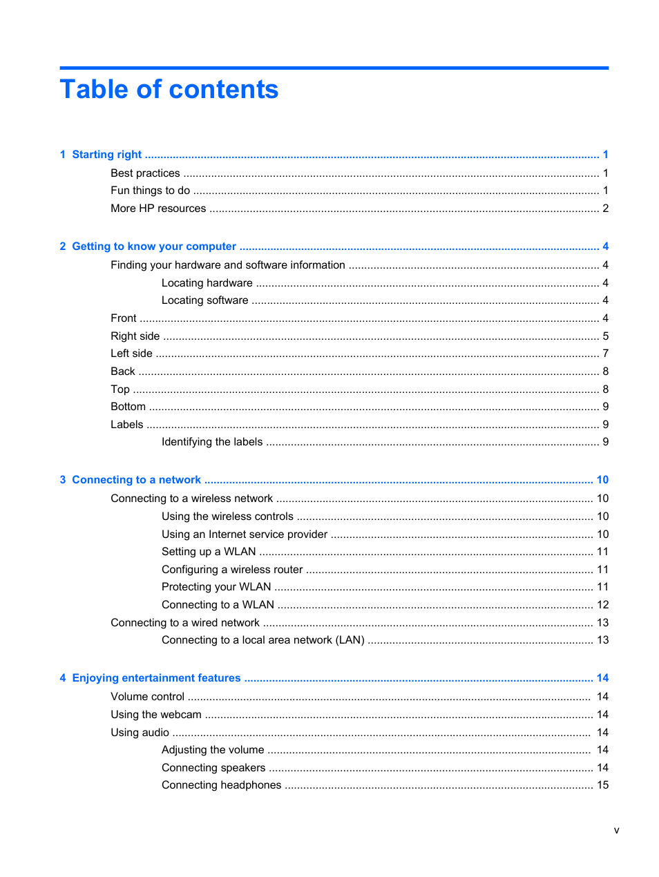 HP ENVY Rove 20-k121us Mobile All-in-One Desktop PC User Manual | Page 5 / 65