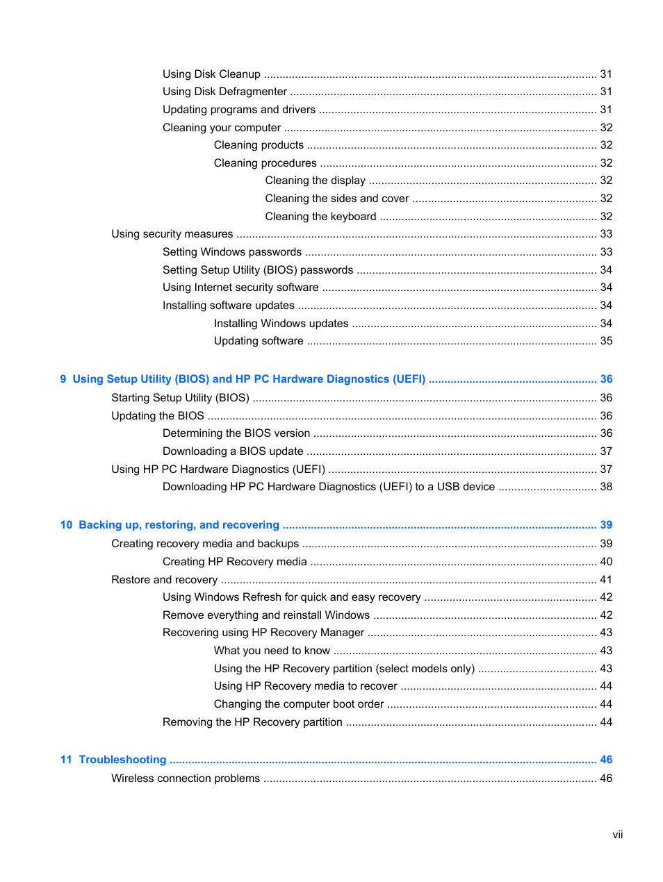 HP ENVY Rove 20-k121us Mobile All-in-One Desktop PC User Manual | Page 7 / 65