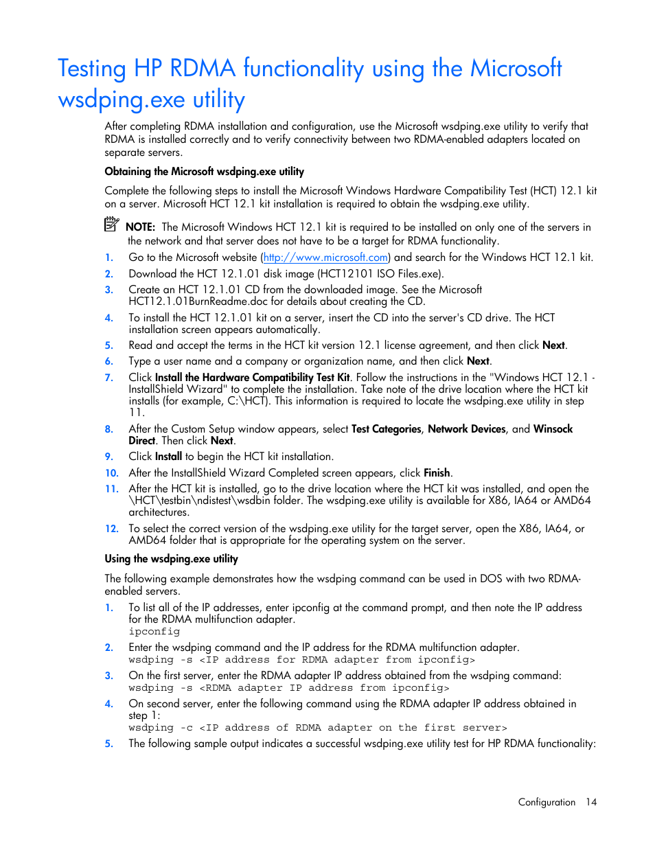 HP BladeSystem Dual NC370i Multifunction Network Adapter User Manual | Page 14 / 23