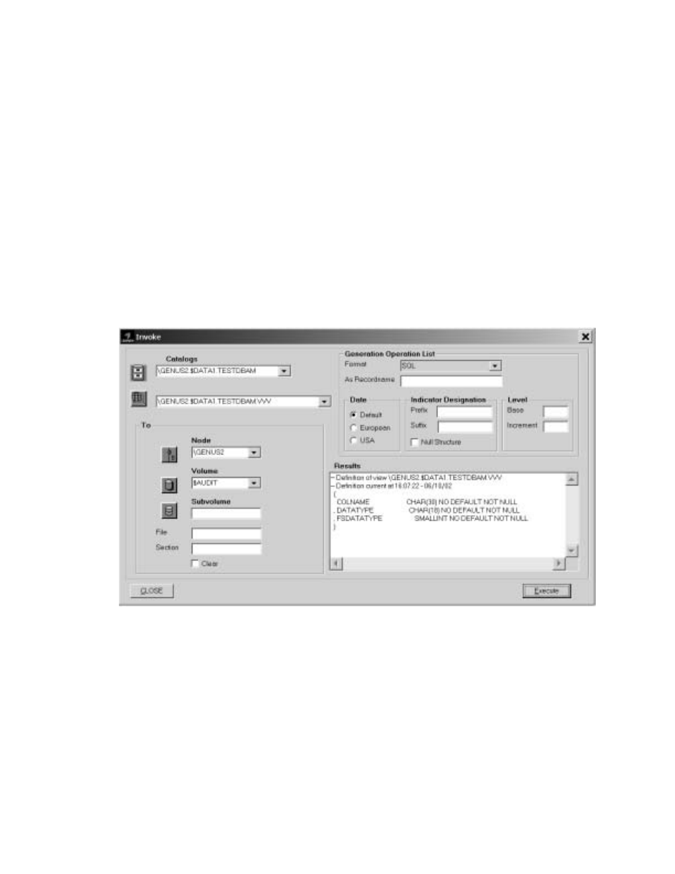 Invoke view | HP NonStop G-Series User Manual | Page 177 / 263