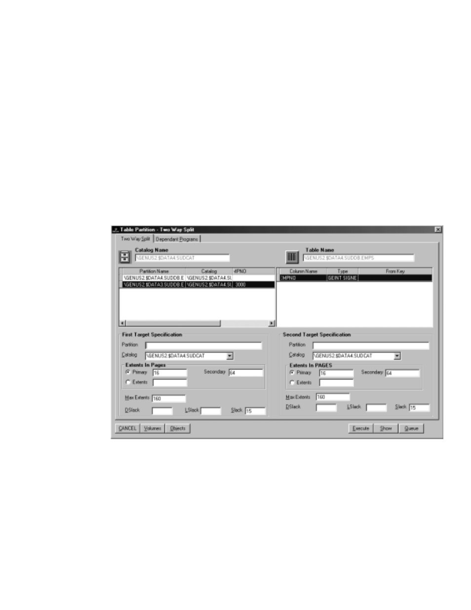 Performing a two-way split | HP NonStop G-Series User Manual | Page 225 / 263
