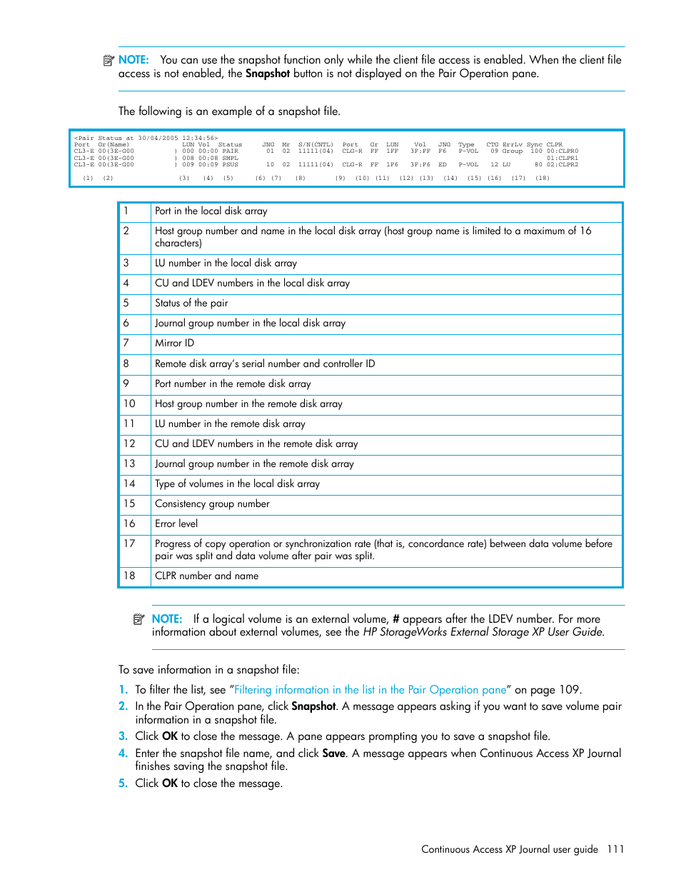 HP StorageWorks XP Remote Web Console Software User Manual | Page 111 / 154
