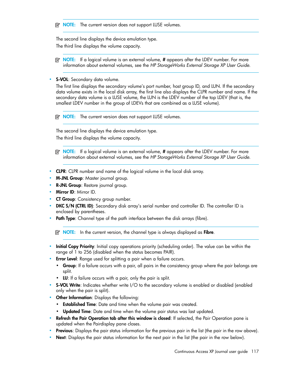 HP StorageWorks XP Remote Web Console Software User Manual | Page 117 / 154