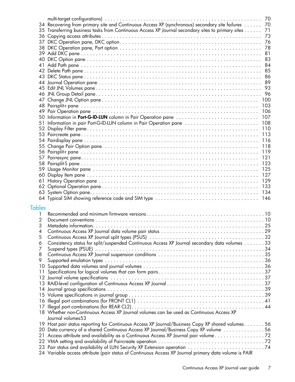 HP StorageWorks XP Remote Web Console Software User Manual | Page 7 / 154