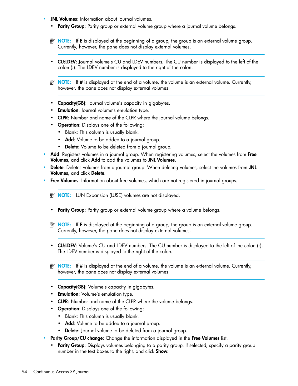 HP StorageWorks XP Remote Web Console Software User Manual | Page 94 / 154