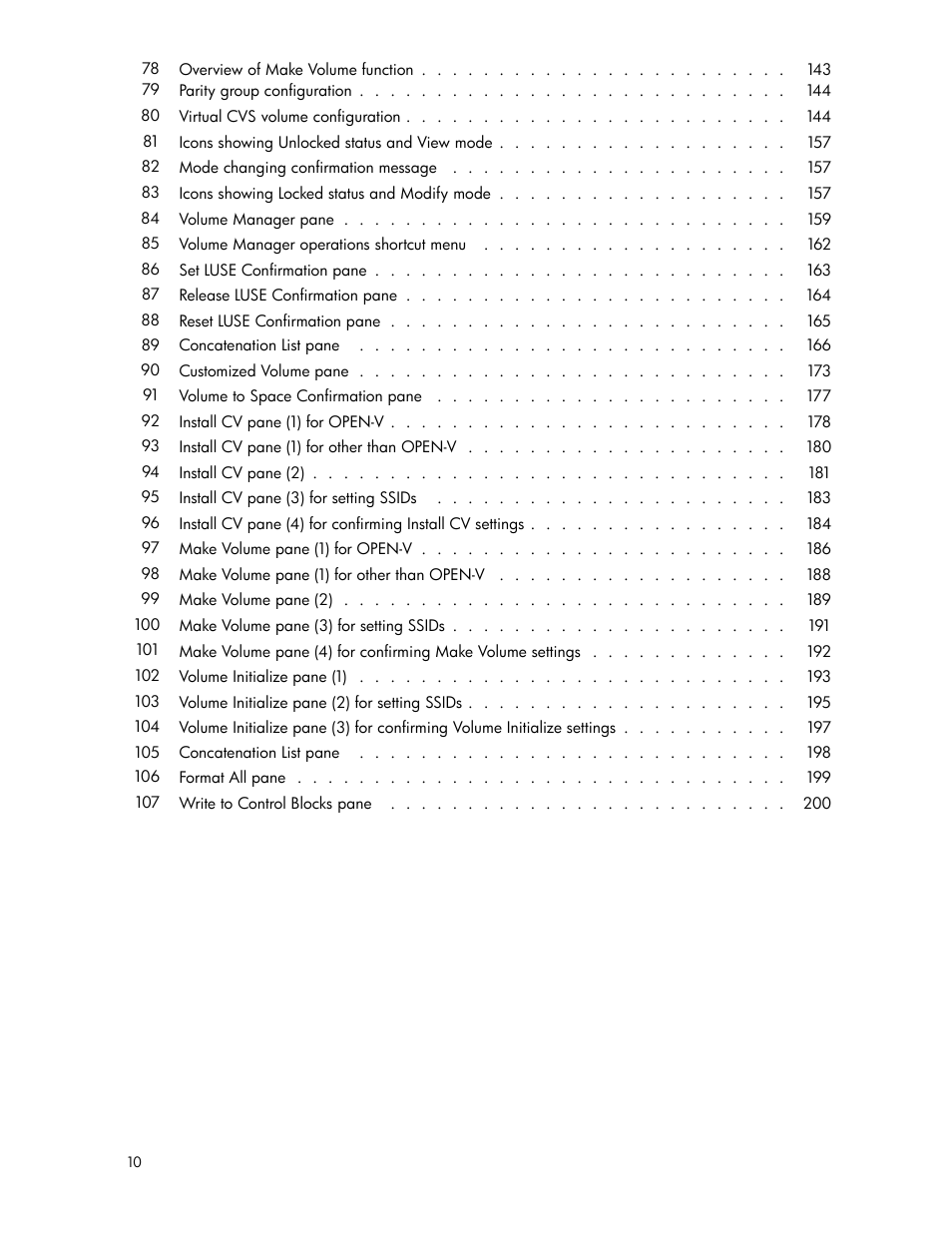 HP StorageWorks XP10000 Disk Array User Manual | Page 10 / 220