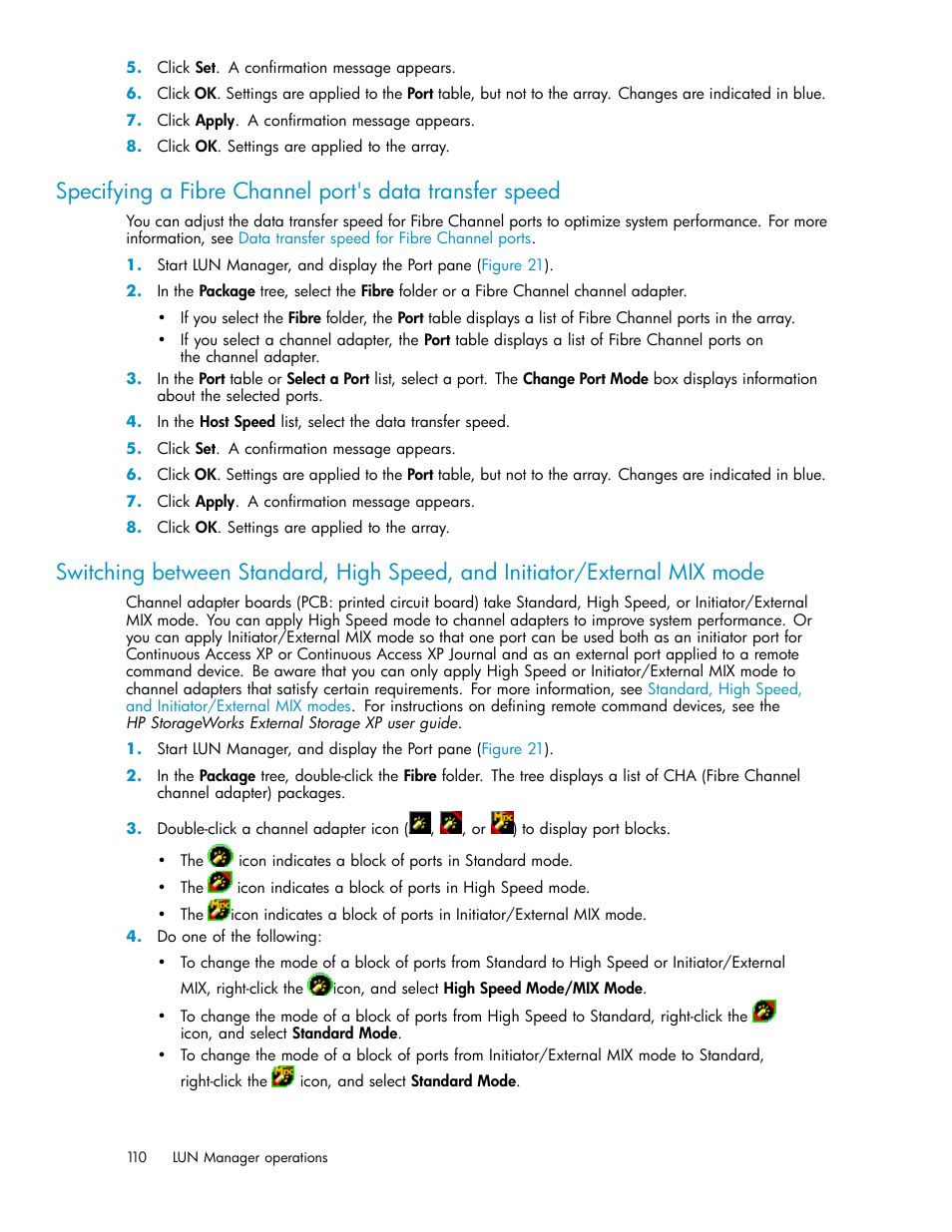 HP StorageWorks XP10000 Disk Array User Manual | Page 110 / 220