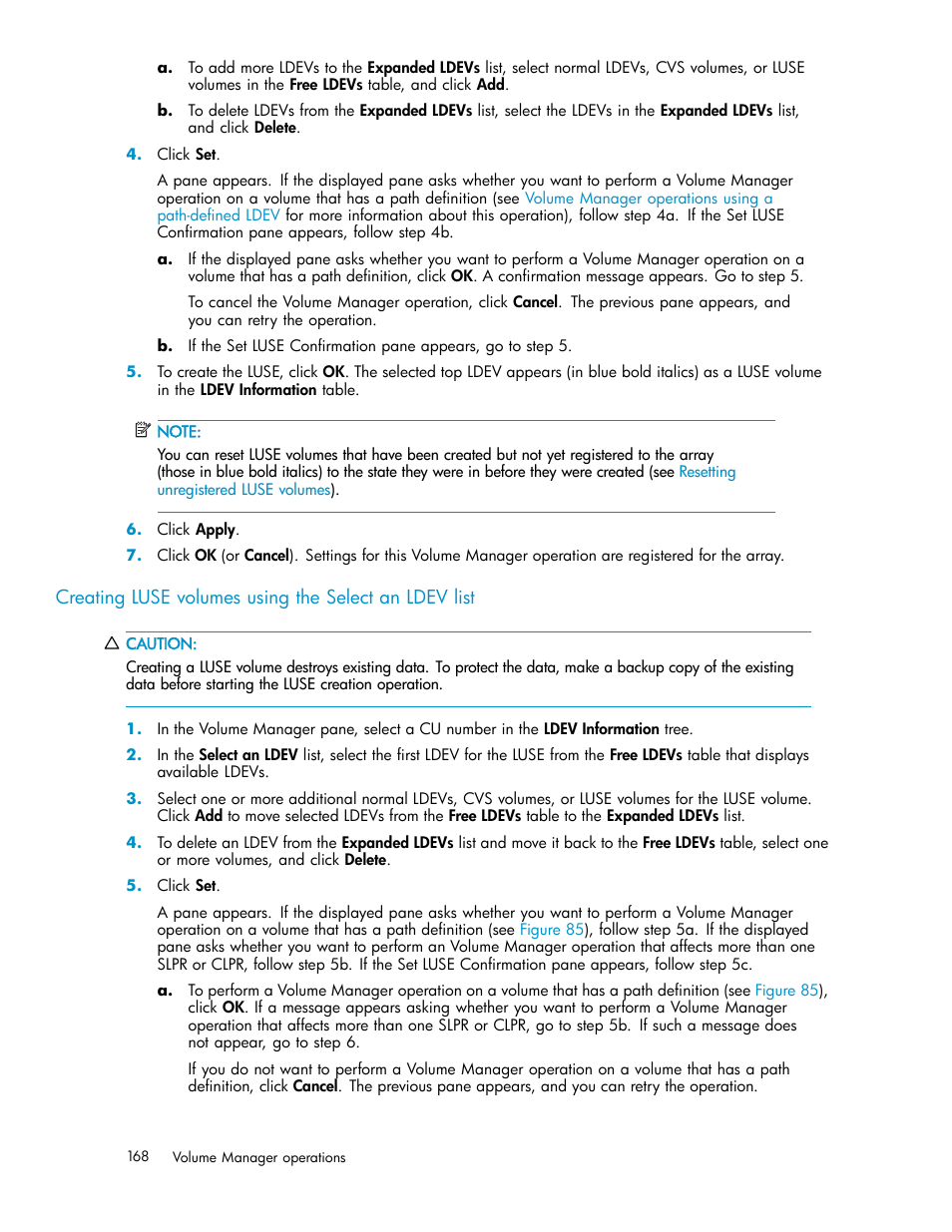 HP StorageWorks XP10000 Disk Array User Manual | Page 168 / 220