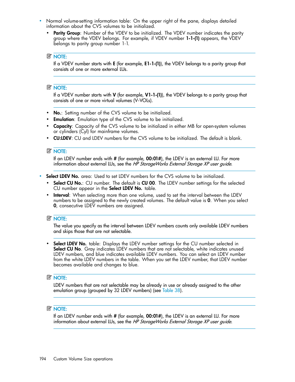 HP StorageWorks XP10000 Disk Array User Manual | Page 194 / 220
