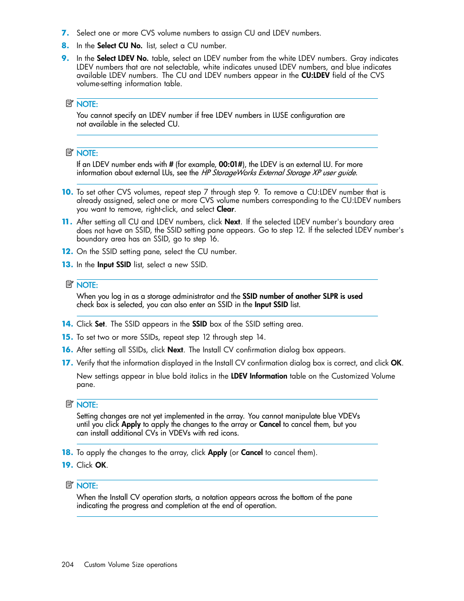 HP StorageWorks XP10000 Disk Array User Manual | Page 204 / 220