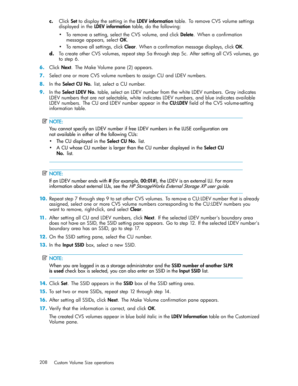 HP StorageWorks XP10000 Disk Array User Manual | Page 208 / 220