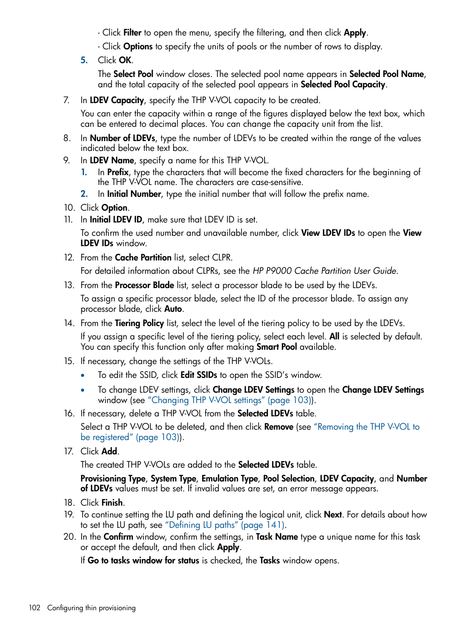 HP XP P9500 Storage User Manual | Page 102 / 367