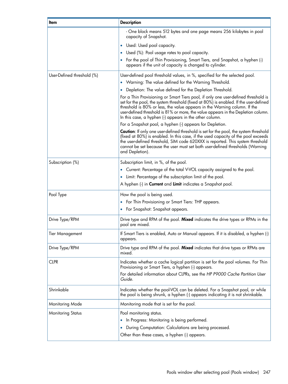 HP XP P9500 Storage User Manual | Page 247 / 367