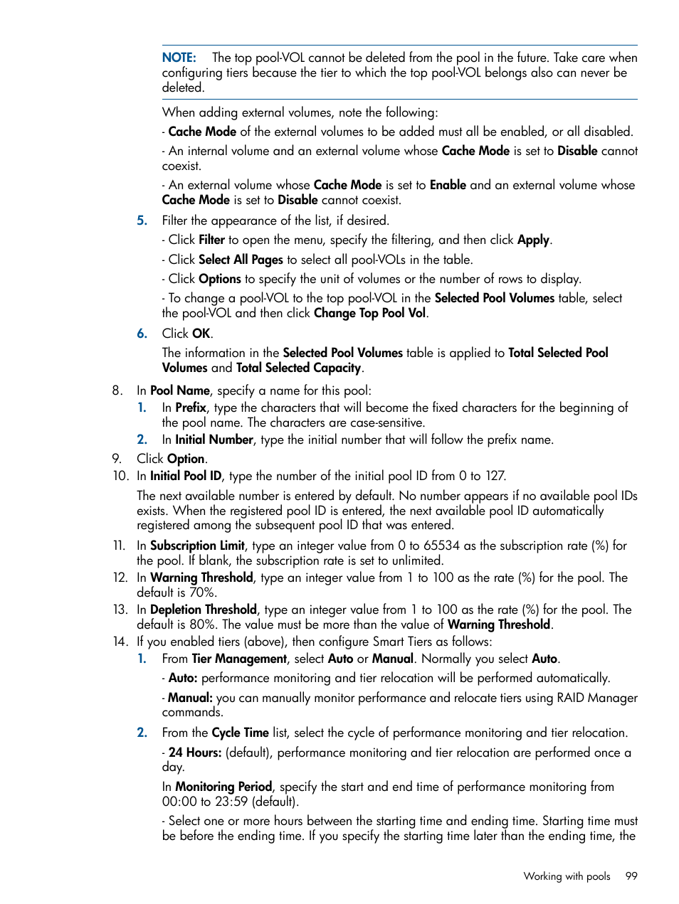 HP XP P9500 Storage User Manual | Page 99 / 367