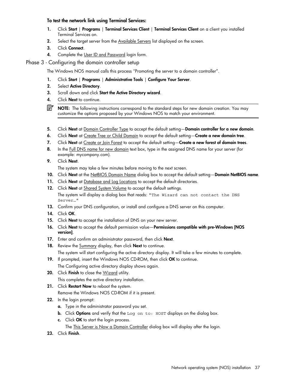 HP ProLiant DL140 G3 Server User Manual | Page 37 / 55